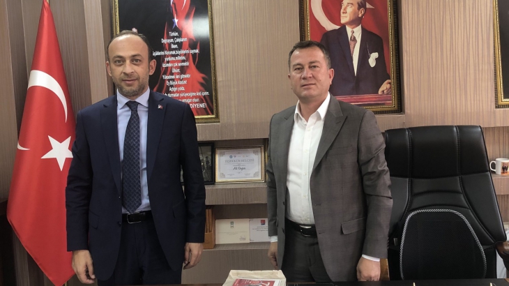 Pınar Gıda san. Yönetim Kurulu Başkanı ⁦Hakan ÇAKICI, Başkan DOĞAN'ı Makamında Ziyaret Etti